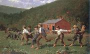 Winslow Homer snap the whip USA oil painting artist